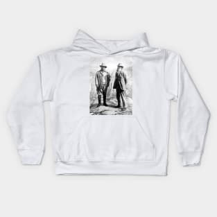 Theodore Roosevelt & John Muir Yosemite National Park California Kids Hoodie